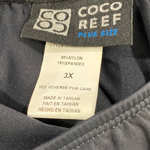 COCO REEF Swimwear womens 3XL NWT Black bottom/skirt combo - Picture 4 of 4